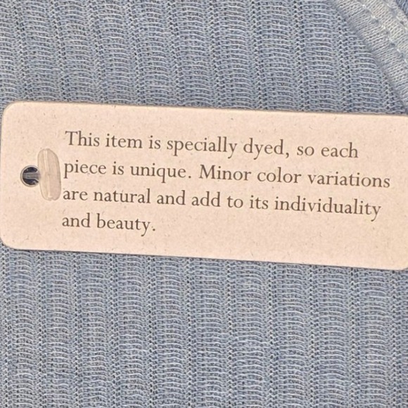 NEW‎ Soft Surroundings Knit Dress Medium Blue 3/4 Sleeve A-Line Casual M - Picture 5 of 10